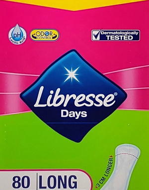 LIBRESSE LARGE PANTY LINERS (80)