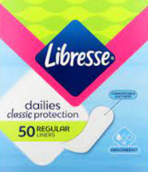 LIBRESSE LONG PANTY LINERS (50)