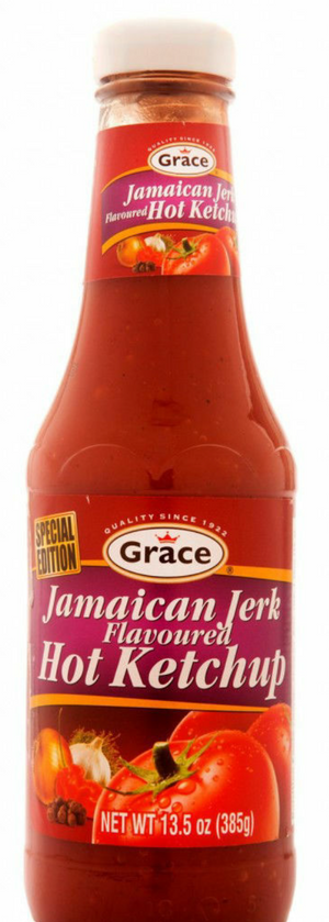 GRACE JAMAICAN JERK HOT KETCHUP (385 G)