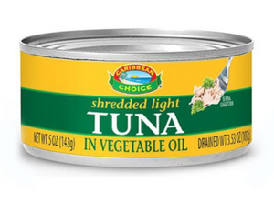 CARIBBEAN CHOICE SHREDDED TUNA IN OIL (142 G)