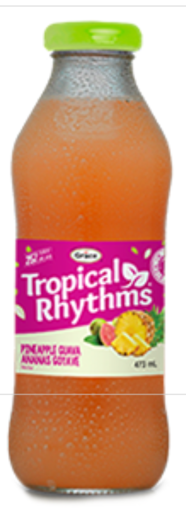 GRACE TROPICAL RHYTHMS DRINK (PINEAPPLE GUAVA, 16 OZ)