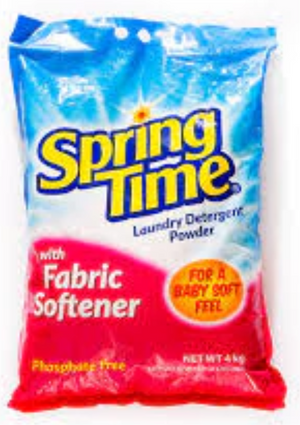 SPRING TIME LAUNDRY DETERGENT WITH FABRIC SOFTENER (200 G)