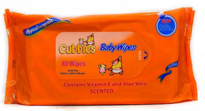 CUBBIES BABY WIPES (80 PIECES)