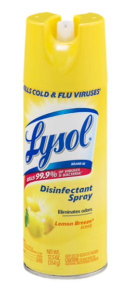 LYSOL DISINFECTANT SPRAY (LEMON BREEZE, 354 G)