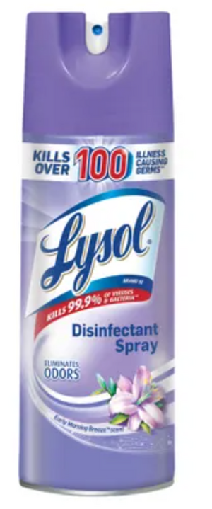 LYSOL DISINFECTANT SPRAY (EARLY MORNING BREEZE, 354 G)