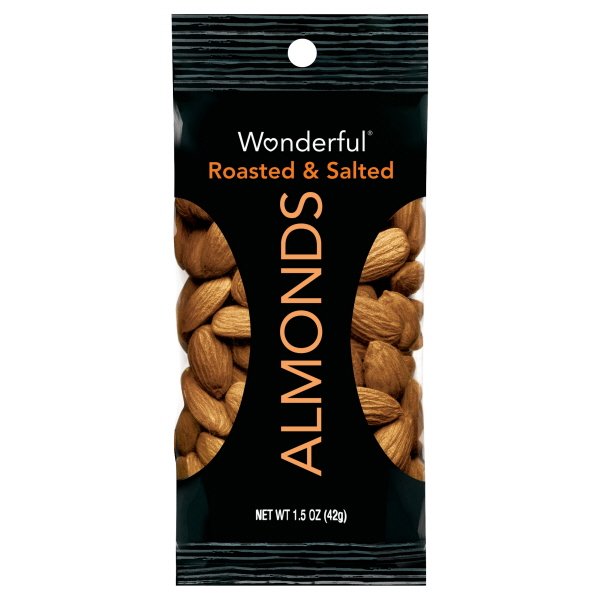 WONDERFUL ALMONDS ROASTED & SALTED (1.5 OZ)