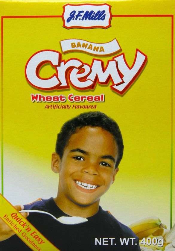 J.F. MILLS CREMY WHEAT CEREAL (BANANA, 400 G)