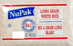 NUPAK LONG GRAIN WHITE RICE (2 KG)