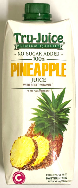 TRU JUICE PINEAPPLE JUICE (500 ML)