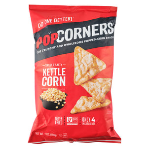 POPCORNERS POPPED CORN SNACK (KETTLE CORN, 198 G)