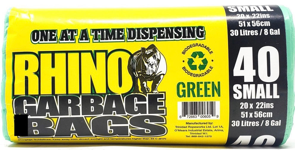 RHINO GARBAGE BAGS JUMBO (10) – Fedlin Limited