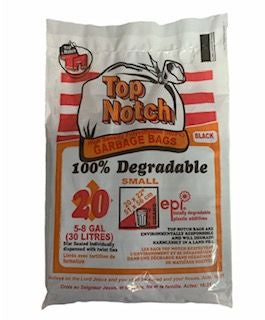 TOP NOTCH GARBAGE BAGS SMALL (20)