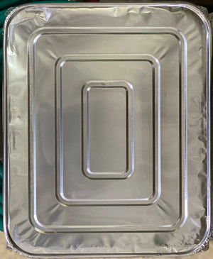 ALUMINUM FOIL PAN (HALF SIZE, WITH COVER)