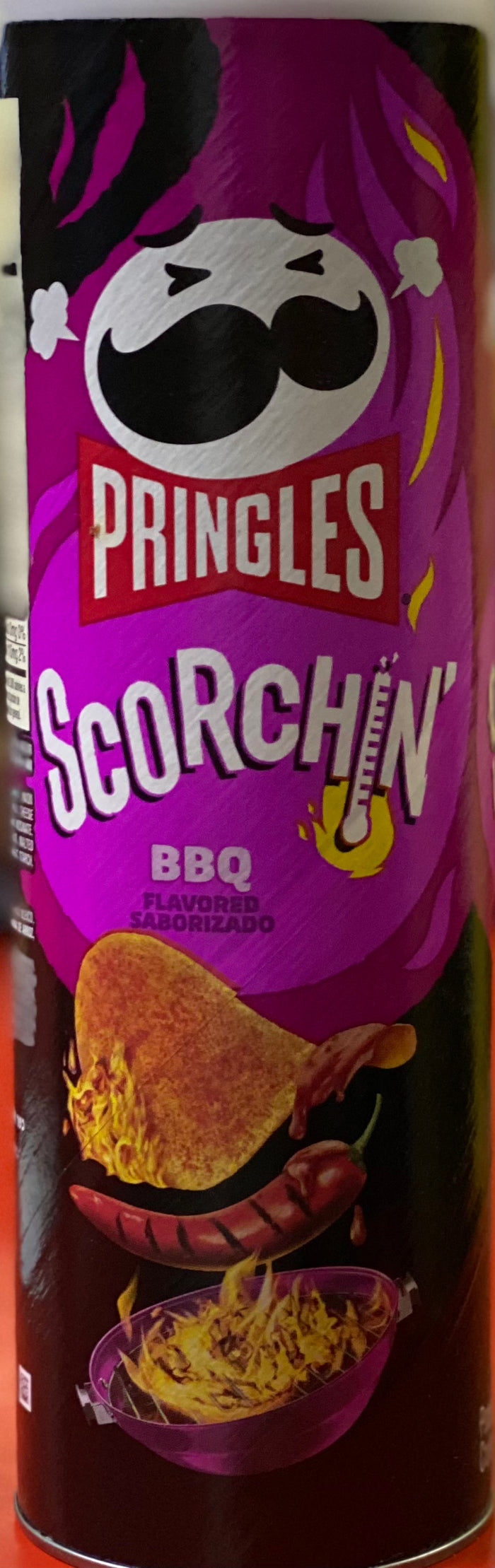 PRINGLES SCORCHIN’ (BBQ, 158 G)