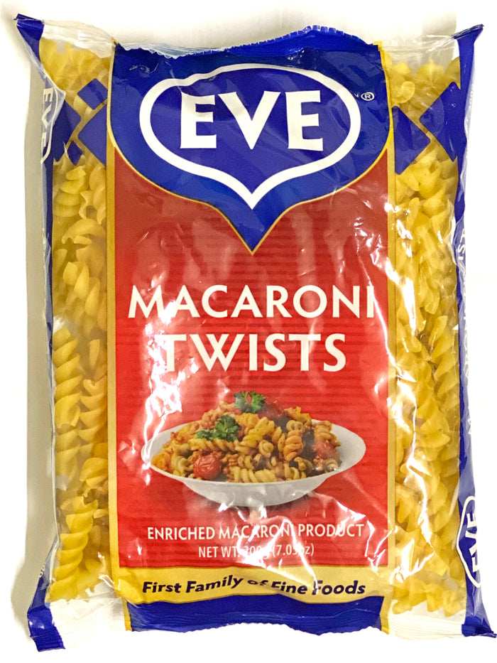 EVE MACARONI PASTA TWISTS (200 G)