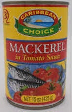 CARIBBEAN CHOICE MACKEREL TOMATO SAUCE (15 OZ)
