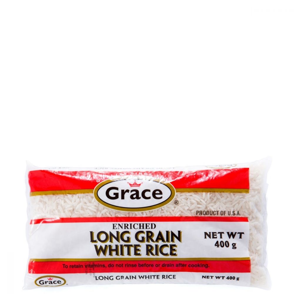 Grace Writ Rice GRACE LONG GRAIN WHITE RICE (400 G) – Fedlin Limited