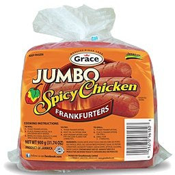 GRACE JUMBO SPICY CHICKEN FRANKFURTERS (900 G)