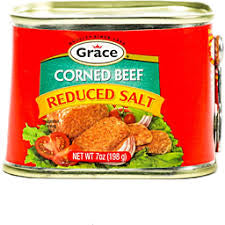 GRACE CORNED BEEF REDUCED SALT (7 OZ)