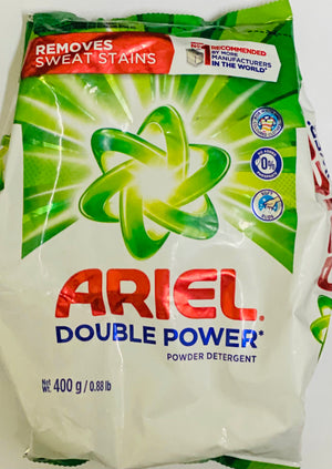 ARIEL DOUBLE POWER LAUNDRY DETERGENT (400 G)