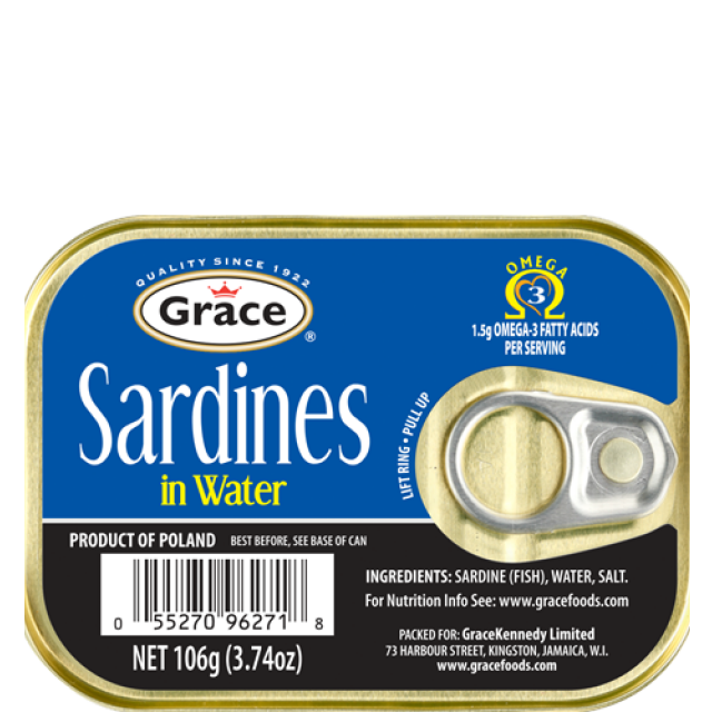 GRACE SARDINES IN WATER (106 G)