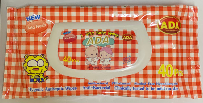ADA BABY WIPES (ADA FRESH, 40 PIECES)