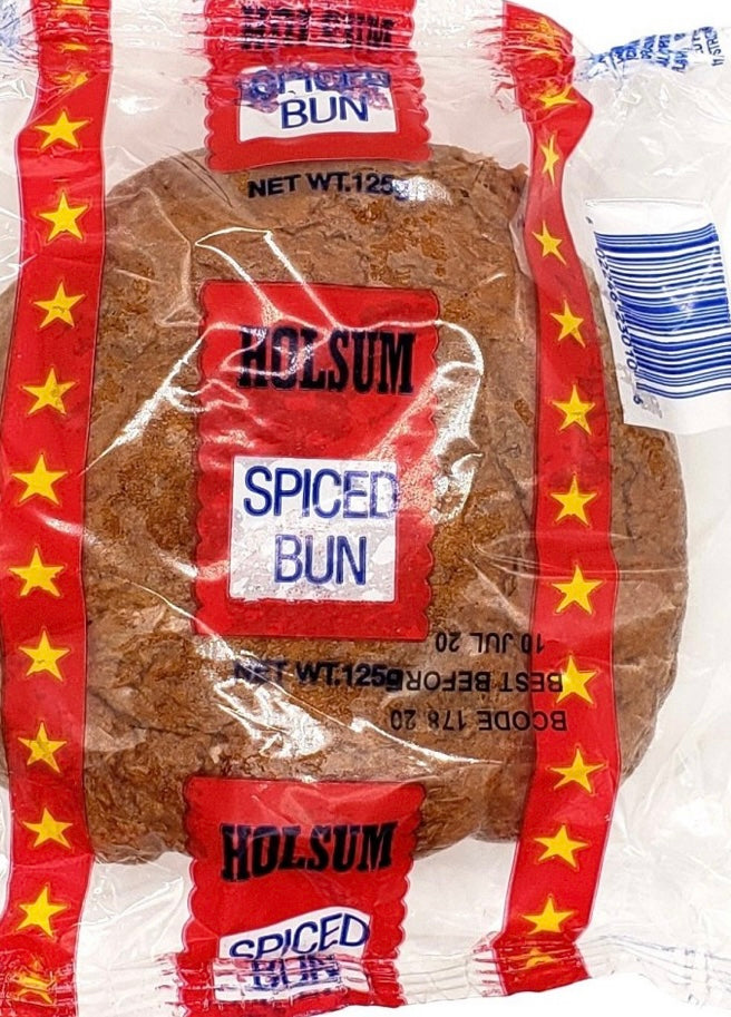 HOLSUM SPICED BUN 125g, LOSHUSAN SUPERMARKET, Holsum