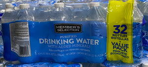 MEMBER’S SELECTION PURIFIED DRINKING WATER (35 UNITS, 500 ML)