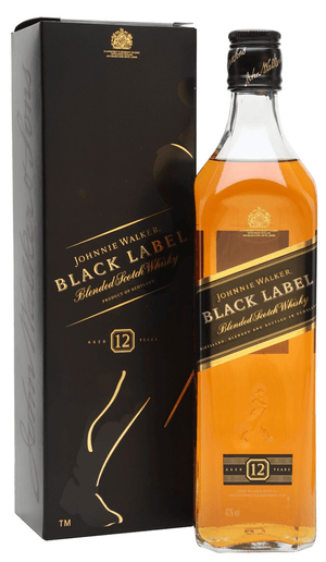 JOHNNIE WALKER BLACK LABEL BLENDED SCOTCH WHISKY (750 ML)