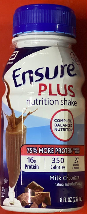 ENSURE PLUS SHAKE (MILK CHOCOLATE, 237 ML)