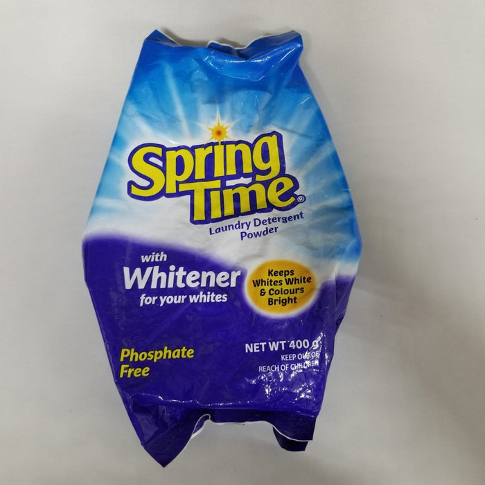 SPRING TIME BLU LAUNDRY DETERGENT WITH WHITENER (400 G)