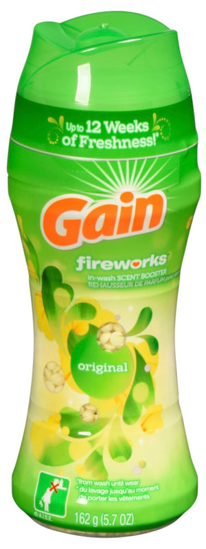 GAIN FIREWORKS IN-WASH SCENT BOOSTER (ORIGINAL, 162 G)