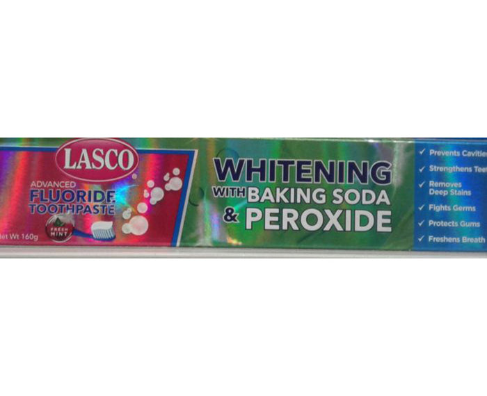 LASCO WHITENING TOOTHPASTE (B/SODA & PEROXIDE, 160 G)
