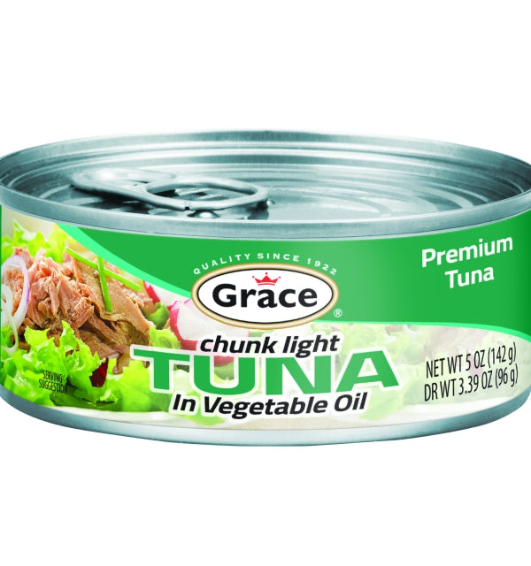 GRACE CHUNK LIGHT TUNA IN OIL (142 G)