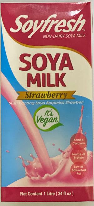 SOYFRESH SOYA MILK (STRAWBERRY, 1 L)