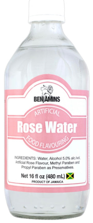 BENJAMINS ROSE WATER (480 ML)