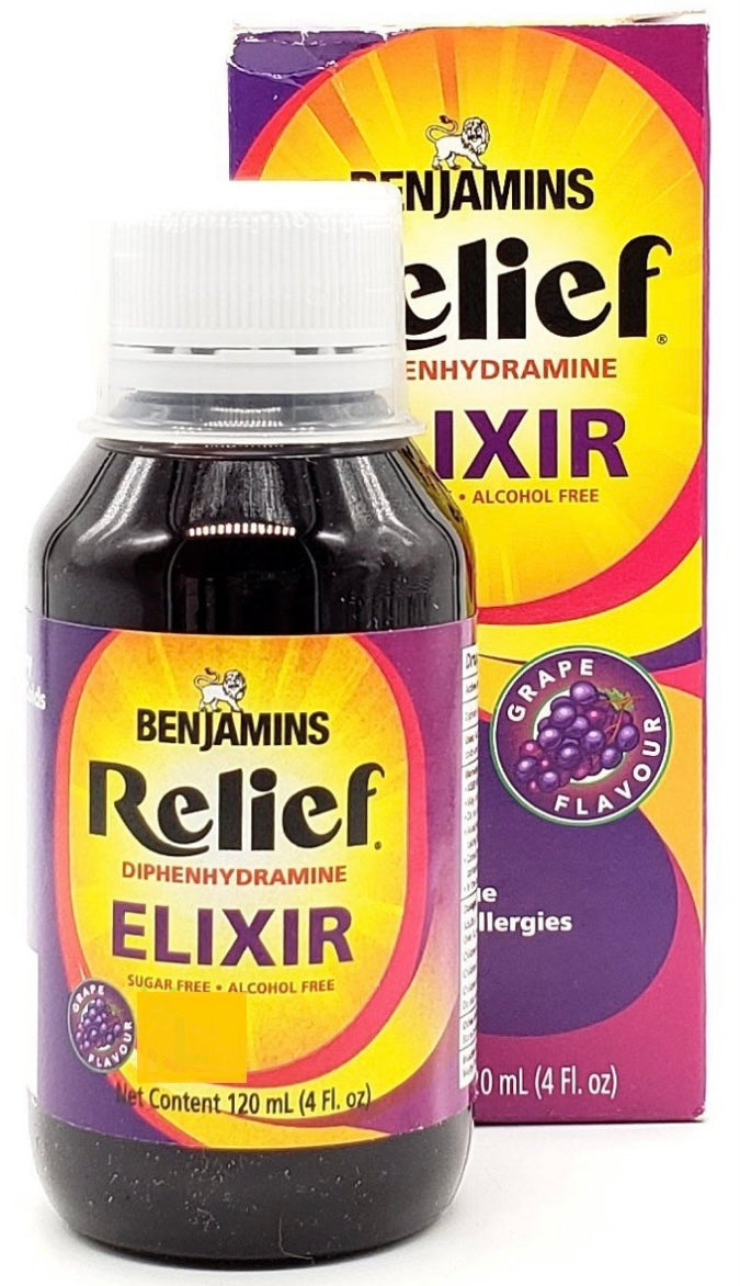 BENJAMINS DPH ELIXIR (GRAPE, 120 ML) – Fedlin Limited