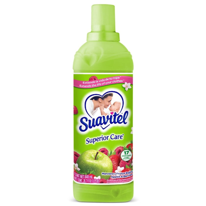 SUAVITEL FABRIC SOFTENER (APPLES & BERRIES, 848 ML)