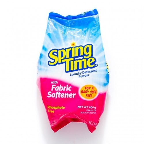 SPRING TIME LAUNDRY DETERGENT W/ FABRIC SOFTENER (400 G)