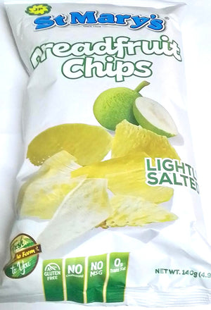 ST. MARY’S BREADFRUIT CHIPS (LIGHTLY SALTED, 140 G)