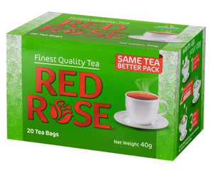 RED ROSE TEA BAGS (20, 40 G)