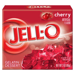 JELL-O GELATIN DESSERT (CHERRY, 85 G)