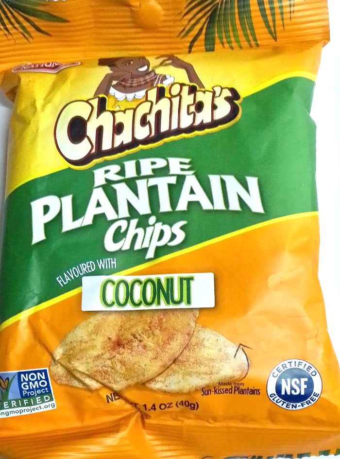 CHACHITA’S RIPE PLANTAIN CHIPS (COCONUT, 40 G)